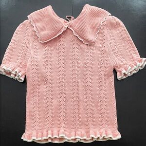 ILLA ILLA Adorable Pink Knit Sweater